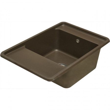 Кухонная мойка Aquaton Беллис 1A725032BS280 80х50 цвет коричневый поверхность матовая