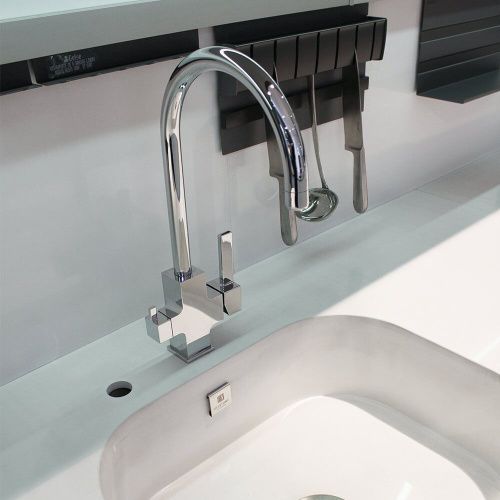 Смеситель для кухни Clever Square 60151 на мойку хром - фото 3