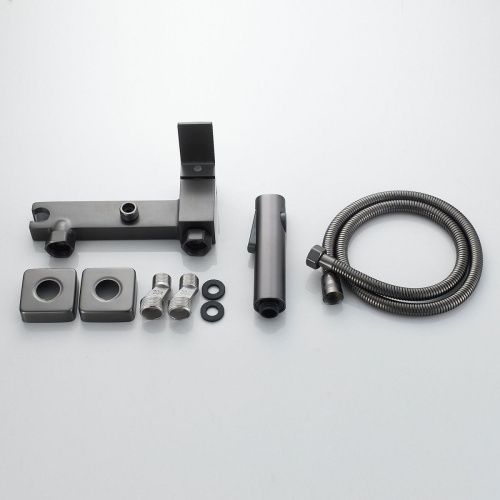 Гигиенический душ со смесителем Shevanik S96T S9605T-1 оружейная сталь - фото 4