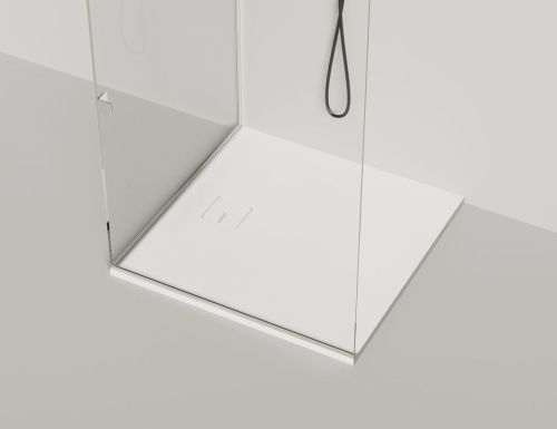 Душевой поддон из искусственного камня Salini OASI 120324M 100х100 белый - фото 2