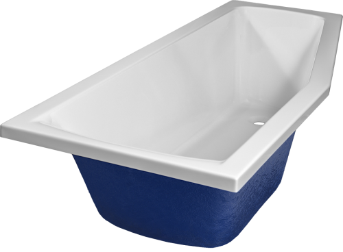 Ванна акриловая C-Bath CBA00402L 170х70 пристенная асимметричная - фото 4