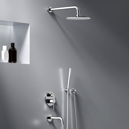 Душевая система Damixa Scandinavian Pure 936510000 встраиваемая в стену цвет хром - фото 3