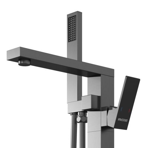 Смеситель Grossman Falcon 530.K35.08.420 напольный графит - фото 5