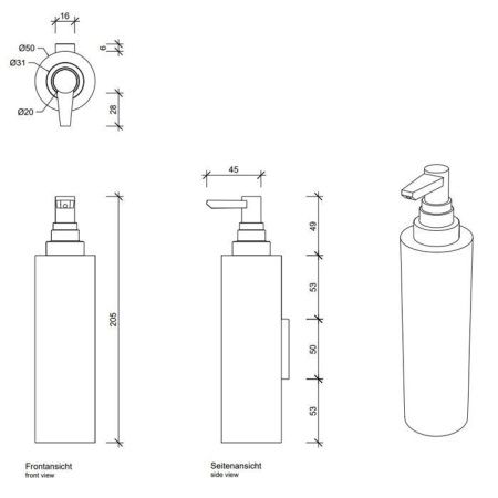 Дозатор Decor Walther Century 847600