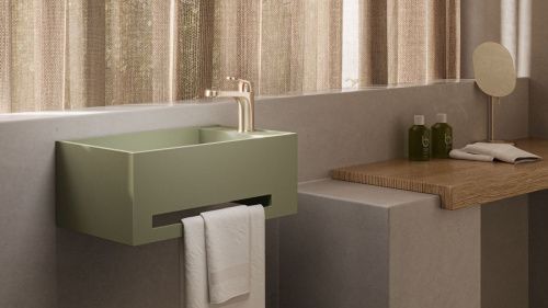 Раковина из искусственного камня Zenon Luna 4000.000.000.000.39677 50х30 подвесная цвет белый - фото 4