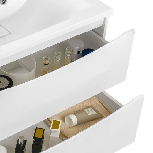 Тумба под раковину Vincea Mia VMC-2MA650GW 60х50 подвесная цвет белый - фото 4