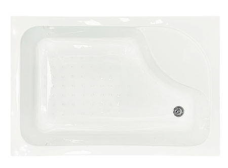 Душевой уголок Royal Bath BP RB8120BP-T-BL-R 120х80 стекло прозрачное профиль черный с поддоном