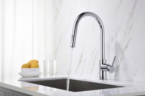 Смеситель для кухни Aquatek ЕВРОПА AQ1384CR на мойку хром - фото 4