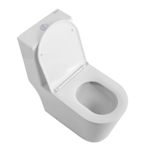 Унитаз напольный с бачком BelBagno TRE BB673CP-MN-TOR/SC белый с сиденьем микролифт безободковый смыв торнадо - фото 2