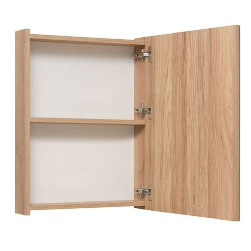 Зеркало-шкаф Runo ЛАДА 00-00001160 50х70 подвесной цвет белый/серый - фото 2