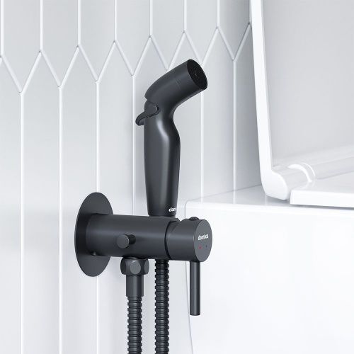 Гигиенический душ со смесителем Damixa Option 211000300 черный - фото 4