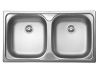 Кухонная мойка Ukinox Классика CLM780.435 20GT6K 0C 80х45 цвет нержавеющая сталь поверхность матовая