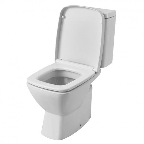 Унитаз-компакт напольный с бачком Santek Нео 1WH302187 белый с сиденьем микролифт душевой смыв - фото 2
