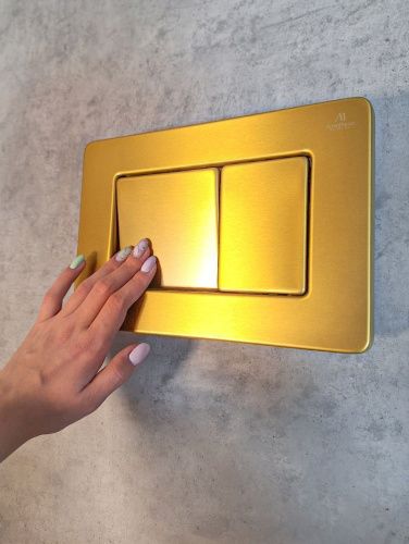 Клавиша смыва механическая AltroBagno Beni aggiuntivi AltroBagnoPFP003GQ цвет золото - фото 4