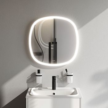 Зеркало с подсветкой Am.Pm Func M8FMOX0601WGS 60х60 подвесное