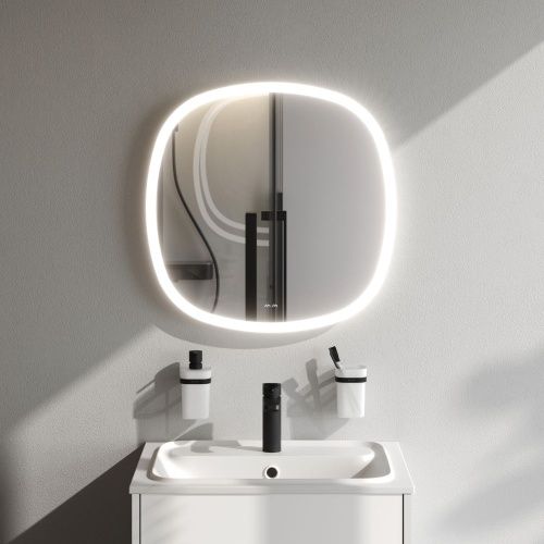 Зеркало с подсветкой Am.Pm Func M8FMOX0601WGS 60х60 подвесное