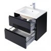 Тумба под раковину Aquaton Римини 1A226601RN950 60х40 подвесная цвет черный