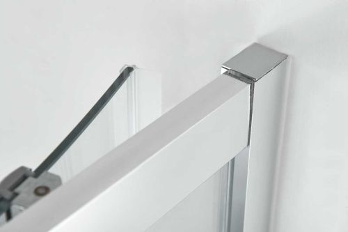 Душевой уголок Vincea Alpha VSQ-3AL900MT 90х90 стекло текстурное профиль хром без поддона - фото 4