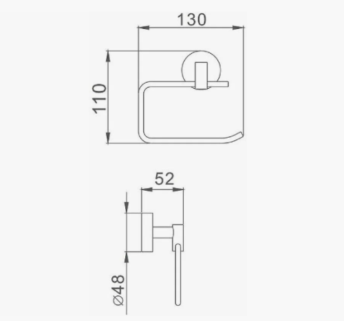 Бумагодержатель D-Lin D241100 - фото 2