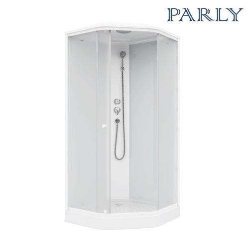Душевая кабина Parly Penta P911F 90х90 трапеция с крышей ориентация универсальная - фото 3
