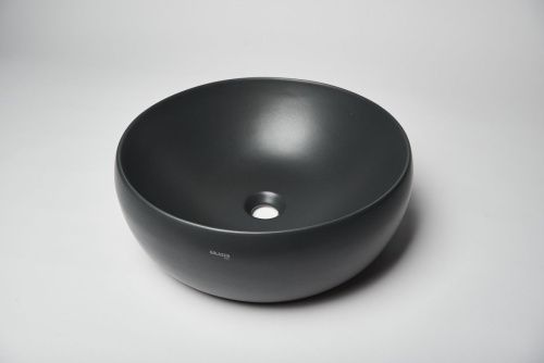 Раковина из сантехнического фарфора Galassia Dream 7333NEМТ 50х50 накладная цвет черный - фото 4