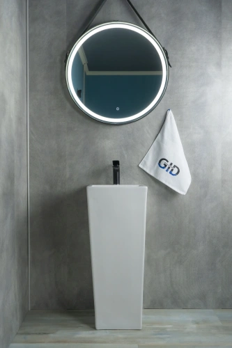 Раковина керамическая Gid Autonomo 81104 30х30 напольная цвет белый 1 отверстие под смеситель - фото 4