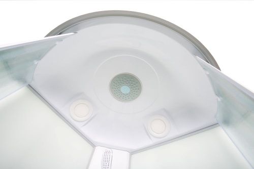 Душевая кабина AvaCan L908GM+EL 80х80 четверть круга с крышей ориентация универсальная - фото 5