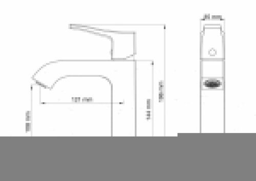 Смеситель Wonzon & Woghand Flex WW-88018072-CR на раковину хром - фото 2