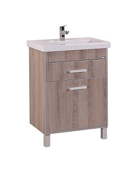 Тумба под раковину Onika Натали 106001 60х40 напольная цвет белый/бежевый