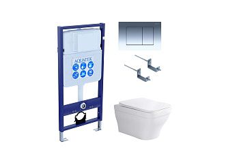 Сет унитаз + инсталляция Aquatek SET AQUATEK АМАДЕО-010 4в1