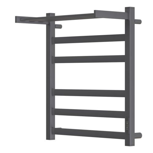 Полотенцесушитель электрический Point Меркурий PN83856PGR 55х60 серый - фото 3