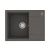 Кухонная мойка LeMark Imandra 640 9910023 65х50 цвет серый поверхность матовая