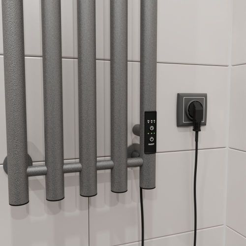 Полотенцесушитель электрический Altasan АргоЛюкс АргоЛюкс12027Г 25х120 серый - фото 4