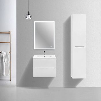 Тумба под раковину Vincea Mia Slim VMC-2MC600S1GW 60х40 подвесная цвет белый