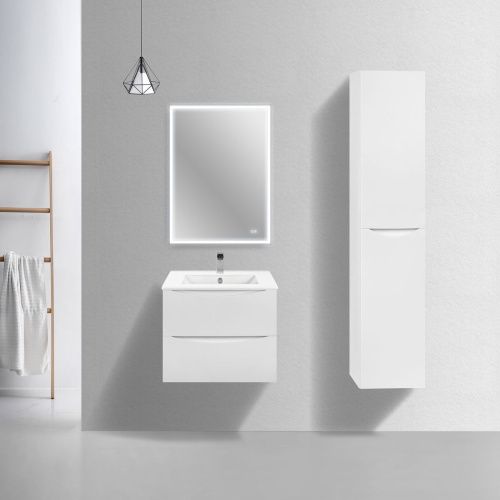 Тумба под раковину Vincea Mia Slim VMC-2MC600S1GW 60х40 подвесная цвет белый