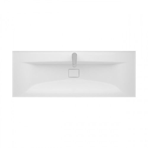 Раковина из искусственного камня Aquaton Айрис 1A73283KAG010 120х50 накладная цвет белый - фото 3