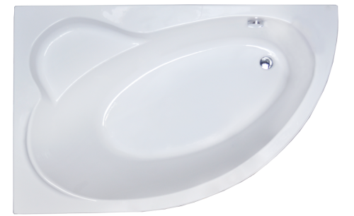Ванна акриловая Royal Bath ALPINE RB819103L 140х95 пристенная асимметричная без каркаса
