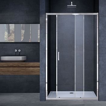 Душевая дверь Vincea Alpha VDS-3AL150CL 150х190 стекло прозрачное профиль хром