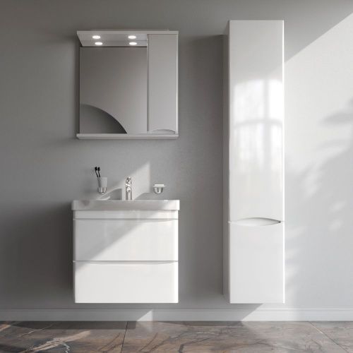 Тумба под раковину Am.Pm Like M80FHX0652WG 70х50 подвесная цвет белый - фото 5