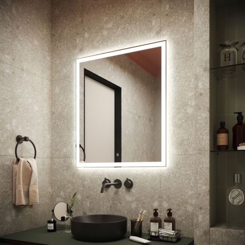 Зеркало с подсветкой Sancos City CI700 70х80 подвесное - фото 2