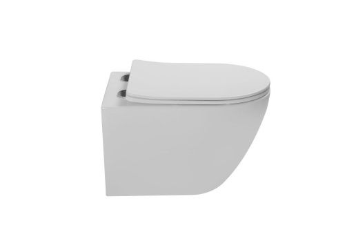 Унитаз подвесной Vincea Globo VT1-14T белый с сиденьем микролифт безободковый смыв торнадо - фото 4