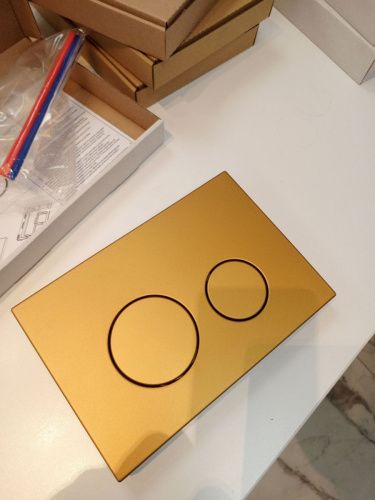 Клавиша смыва механическая KK POL M11 SPP/038/0/K цвет золото - фото 2