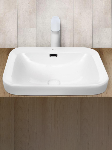 Раковина из сантехнического фаянса WeltWasser WW SK 10000004609 40 см встраиваемая цвет белый - фото 3