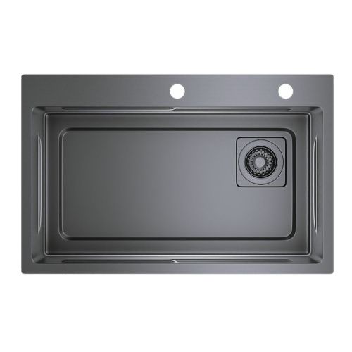 Кухонная мойка Raglo R702 R702.7246.09 70х45 цвет серый поверхность матовая - фото 2