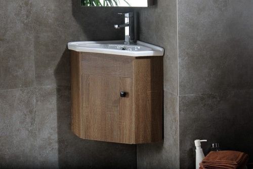 Раковина из сантехнического фаянса CeramaLux 9068B 40х40 встраиваемая цвет белый 1 отверстие под смеситель - фото 4