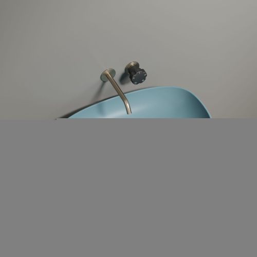 Раковина из сантехнического фарфора Ceramica Nova ELEMENT CN6049MLG 60х40 накладная цвет зеленый без отверстий под смеситель - фото 4