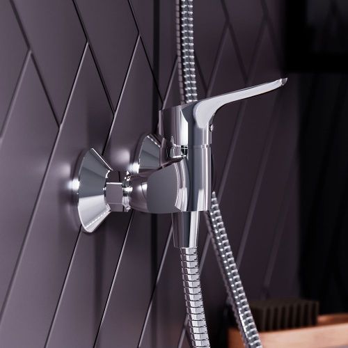 Смеситель для ванны и душа Damixa Jupiter 772000001 настенный хром - фото 3