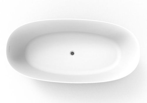 Ванна из искусственного камня Timo SATU SATU1750 175х80 отдельностоящая овальная - фото 2