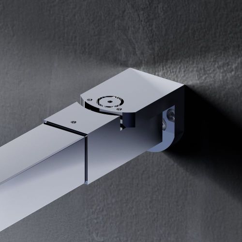 Душевая перегородка Am.Pm Func W84WI-110-F1-MTE 110х200 стекло прозрачное профиль хром - фото 5