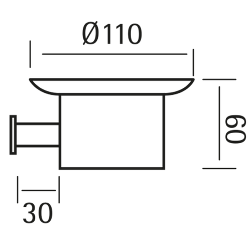 Мыльница Cisal Xion XI090600D1 - фото 2